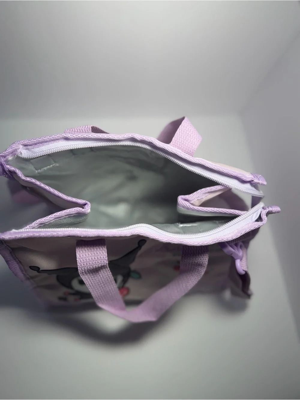 Sanrio Kuromi Lavender Lunch Tote Bag